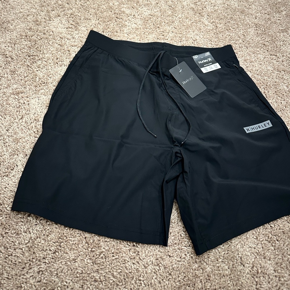 NWT/PACKAGED Hurley Black Shorts (SIZES: Small & Medium) - Picture 2 of 15